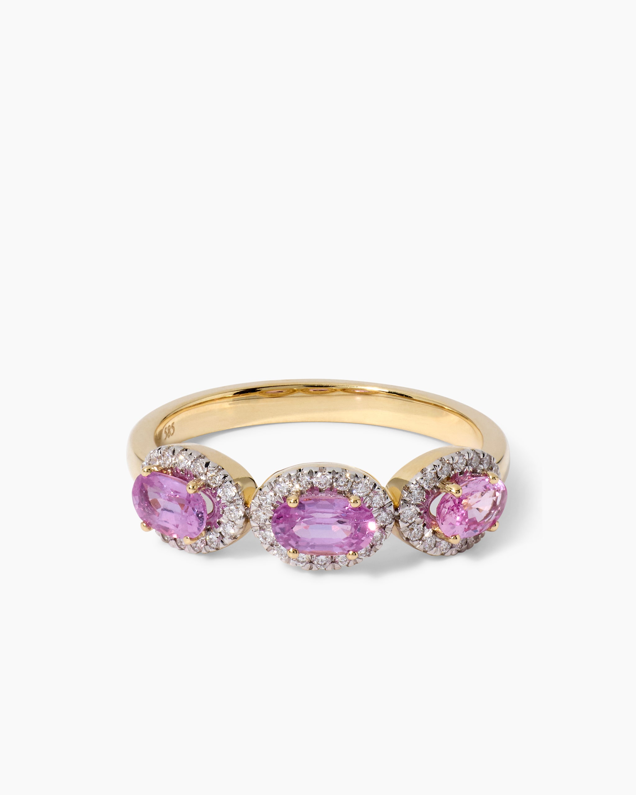 Produktabbildung für Ring mit Saphir & Brillanten