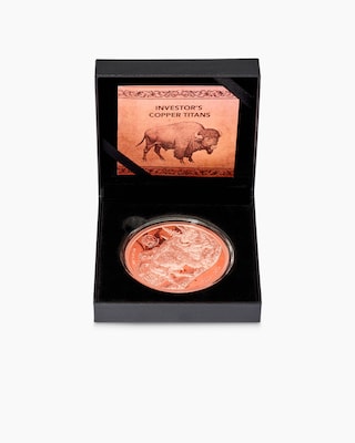 Produktabbildung 3 für Kupfermünze Copper Titans Büffel 2026