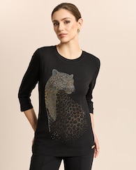 Produktabbildung für Shirt mit Gepard-Applikation