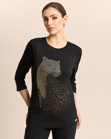 Produktabbildung für Shirt mit Gepard-Applikation