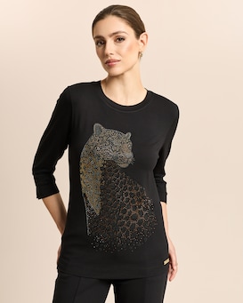 Produktabbildung für Shirt mit Gepard-Applikation