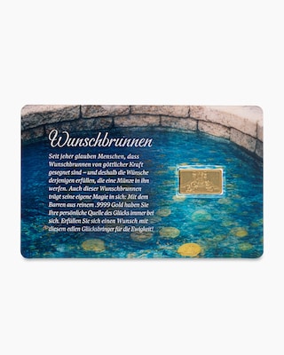 Produktabbildung 1 für Goldmünzbarren Wunschbrunnen 2026