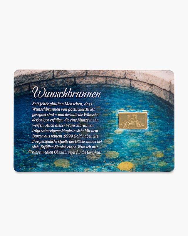 Goldmünzbarren Wunschbrunnen 2026