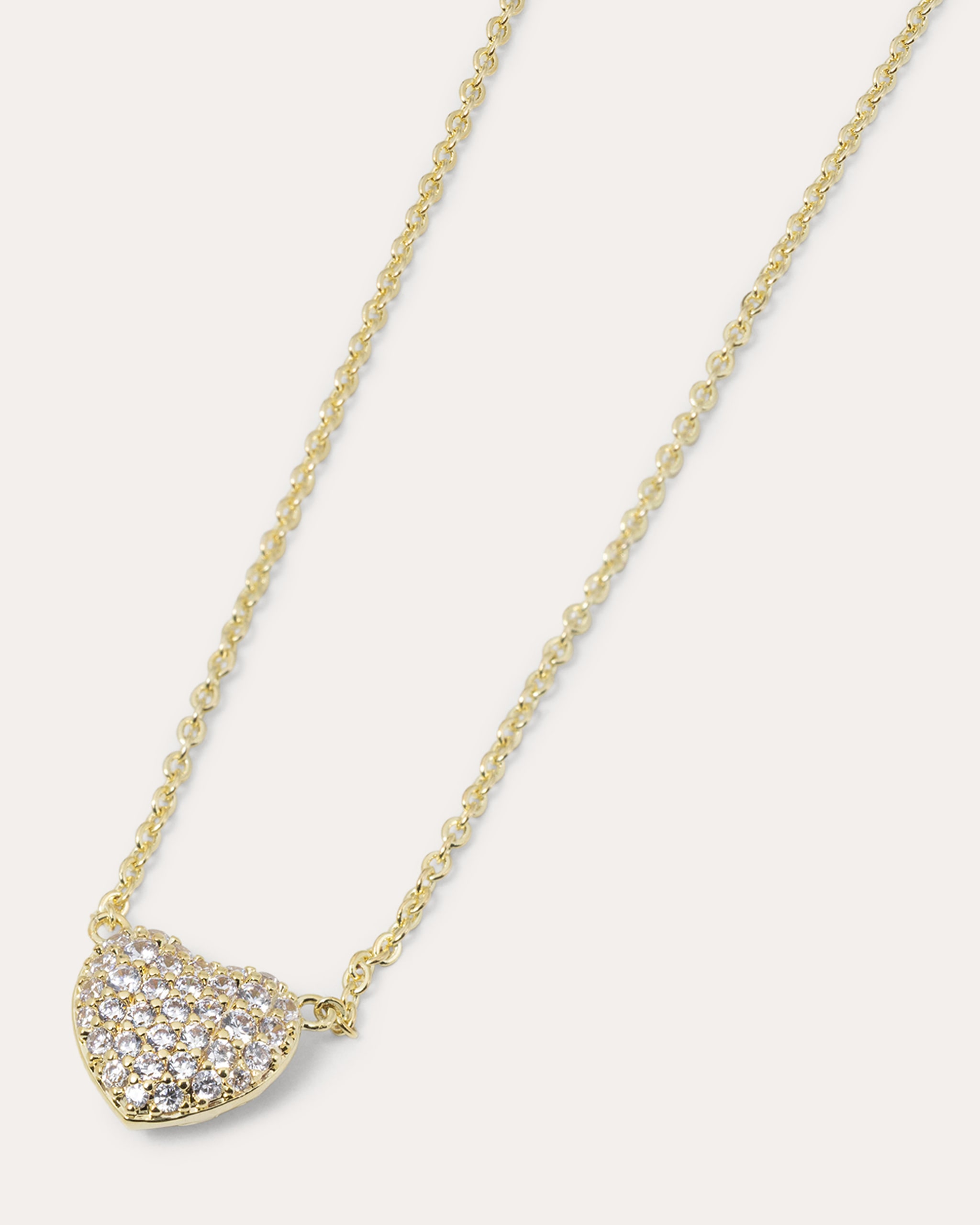 Produktabbildung für Herz-Collier mit Zirkonia