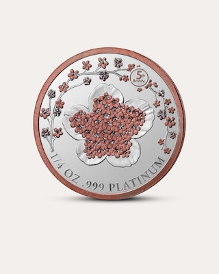 Produktabbildung 2 für Platinmünze The Ultimate Kirschblüte 1/4 Oz