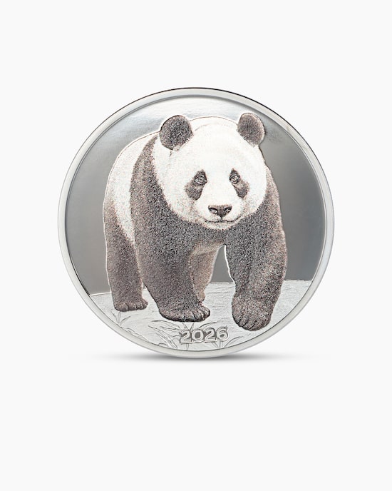 Produktabbildung für Silbermünze Shadow Minting Panda 2026