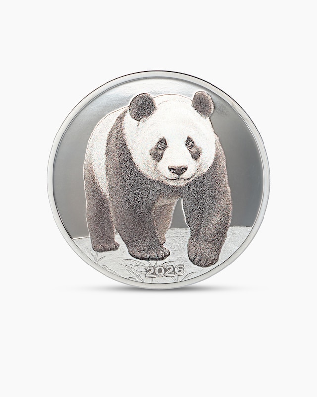 Silbermünze Shadow Minting Panda 2026