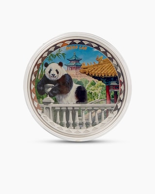 Produktabbildung 1 für Silbermünze Panda Fan Coin Meng Lan 2025