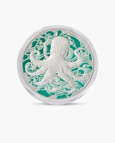 Produktabbildung für Silbermünze Ocean Wonders Octopus 2025