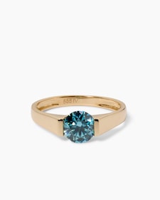 Produktabbildung für Ring mit Sky Blue Brillant 1,00 ct