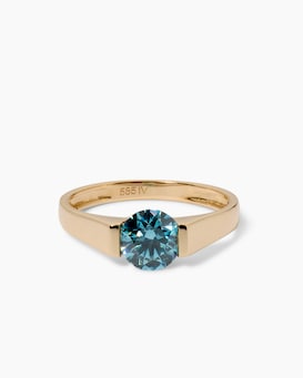Produktabbildung für Ring mit Sky Blue Brillant 1,00 ct