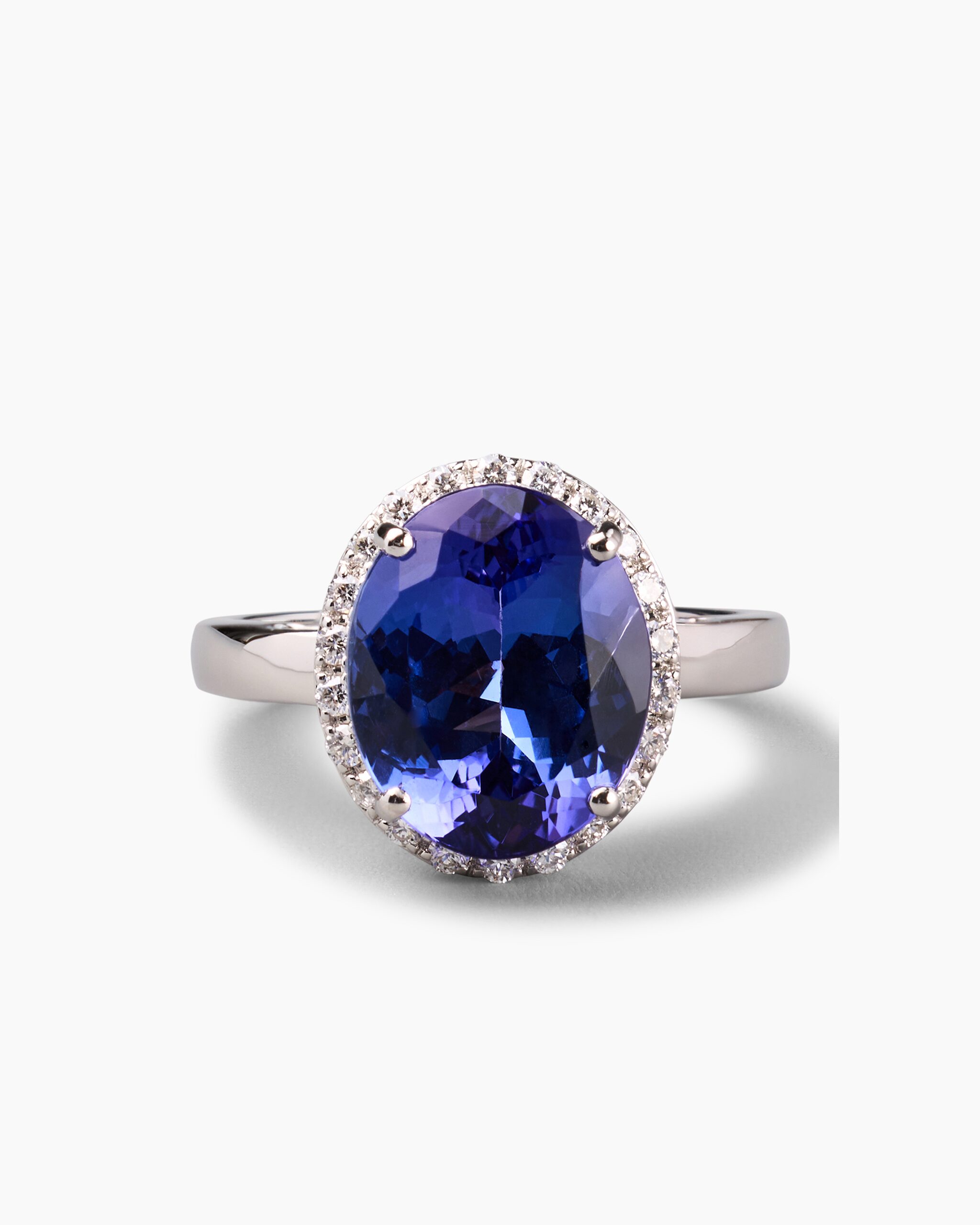 Produktabbildung für Ring mit Tansanit AAAAA und Brillanten