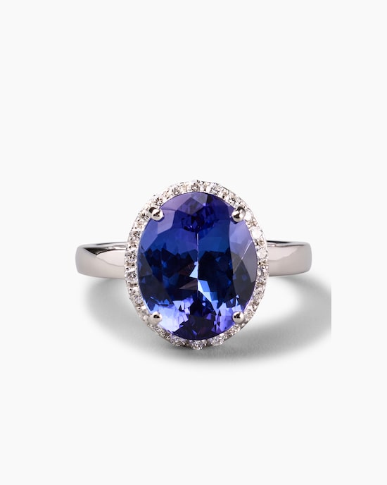 Produktabbildung für Ring mit Tansanit AAAAA und Brillanten