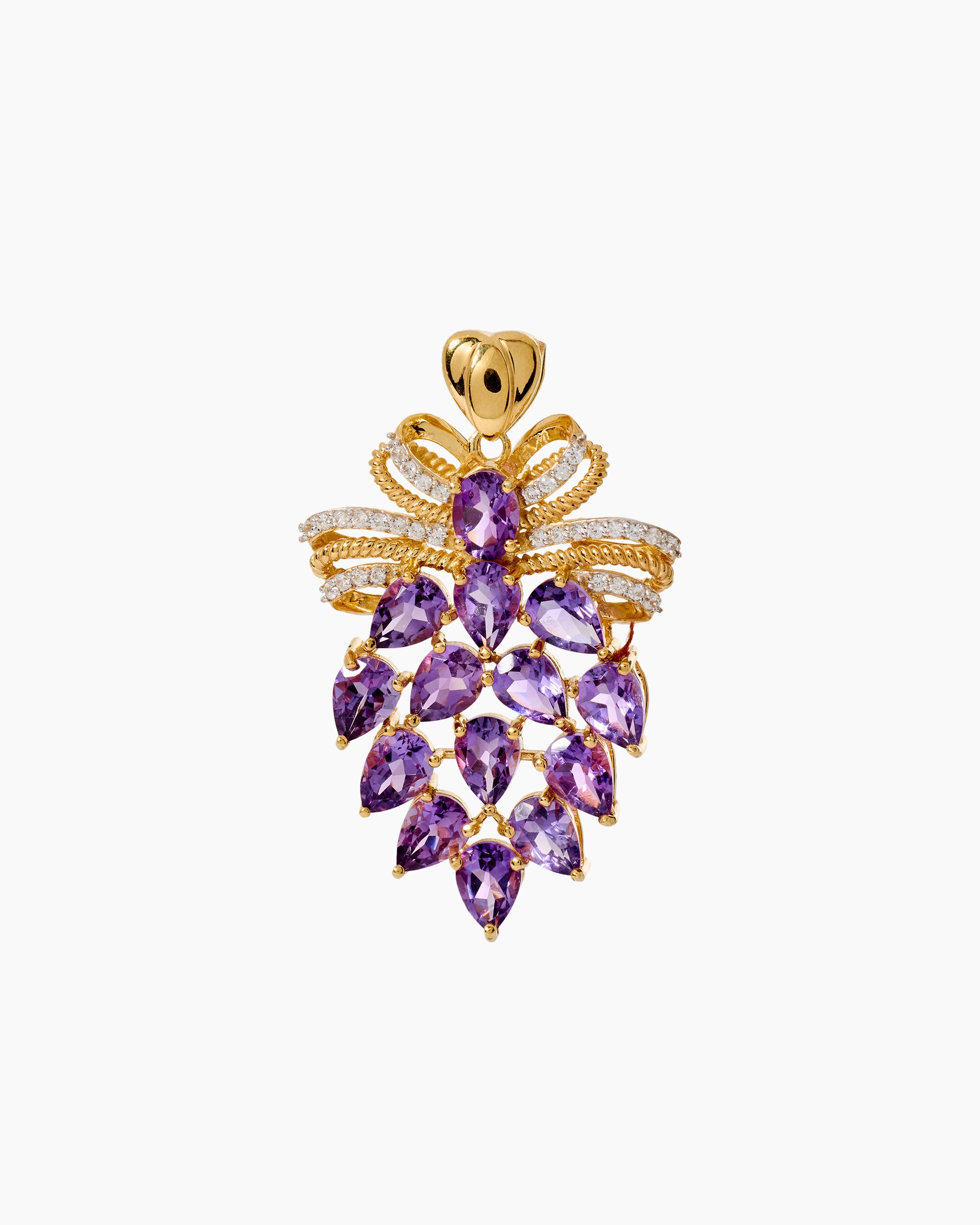 Produktabbildung für Anhänger mit Amethyst