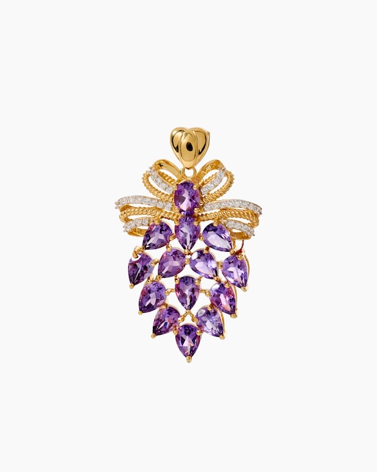 Produktabbildung für Anhänger mit Amethyst