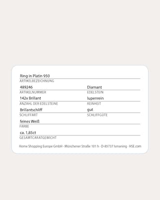 Produktabbildung 2 für Brillantring 1,85 ct