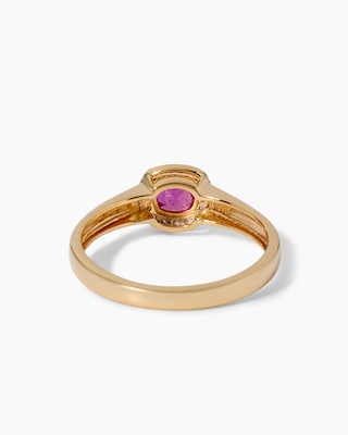 Produktabbildung 4 für Ring mit Rubin & Zirkon