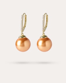 Produktabbildung für Ohrhänger MK-Perle 12 mm & Zirkonia