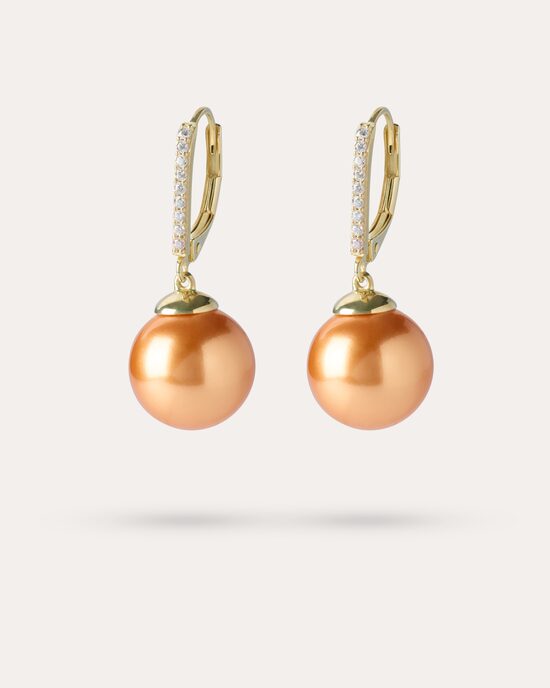 Produktabbildung für Ohrhänger MK-Perle 12 mm & Zirkonia