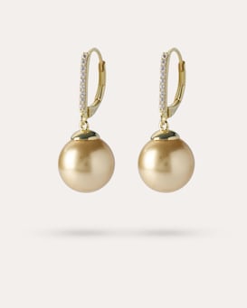 Produktabbildung für Ohrhänger MK-Perle 12 mm & Zirkonia