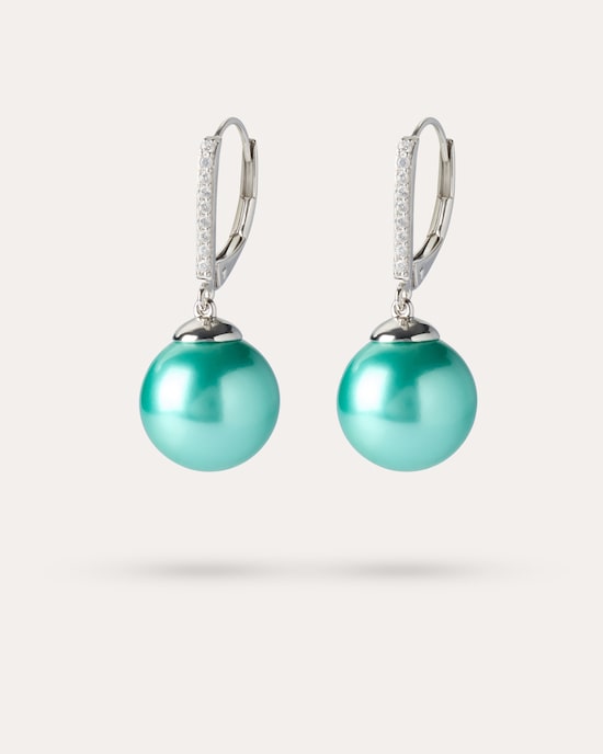 Produktabbildung für Ohrhänger MK-Perle 12 mm & Zirkonia