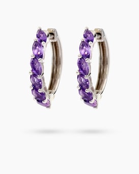 Produktabbildung für Creolen mit Amethyst