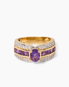 Produktabbildung für Ring mit Amethyst