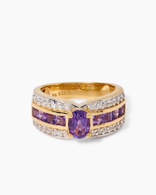 Produktabbildung 2 für Ring mit Amethyst