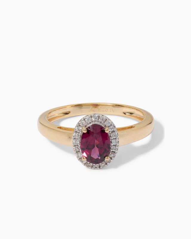 Ring mit Rhodolith & Zirkonia