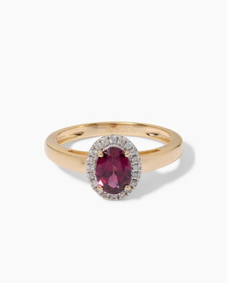 Produktabbildung 2 für Ring mit Rhodolith & Zirkonia