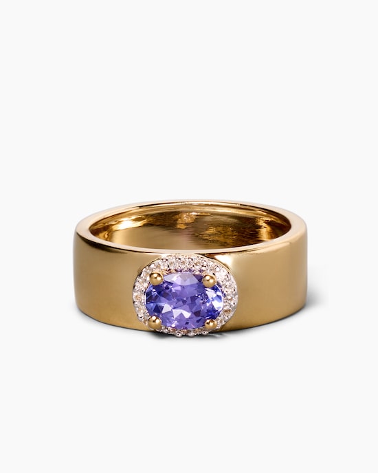 Produktabbildung für Ring mit Tansanit AAAA und Topas