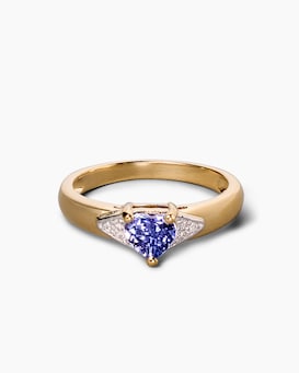 Produktabbildung für Ring mit Tansanit AAAA und Topas
