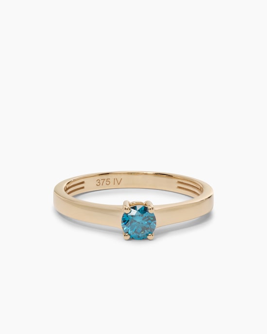 Produktabbildung für Ring mit Blauem Diamant 0,25 ct