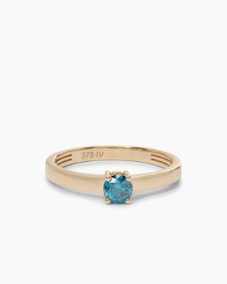 Produktabbildung 1 für Ring mit Blauem Diamant 0,25 ct