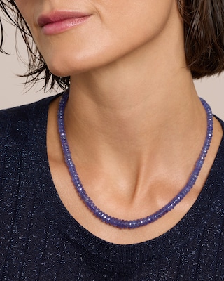 Produktabbildung 3 für Collier mit Tansanit AAA+