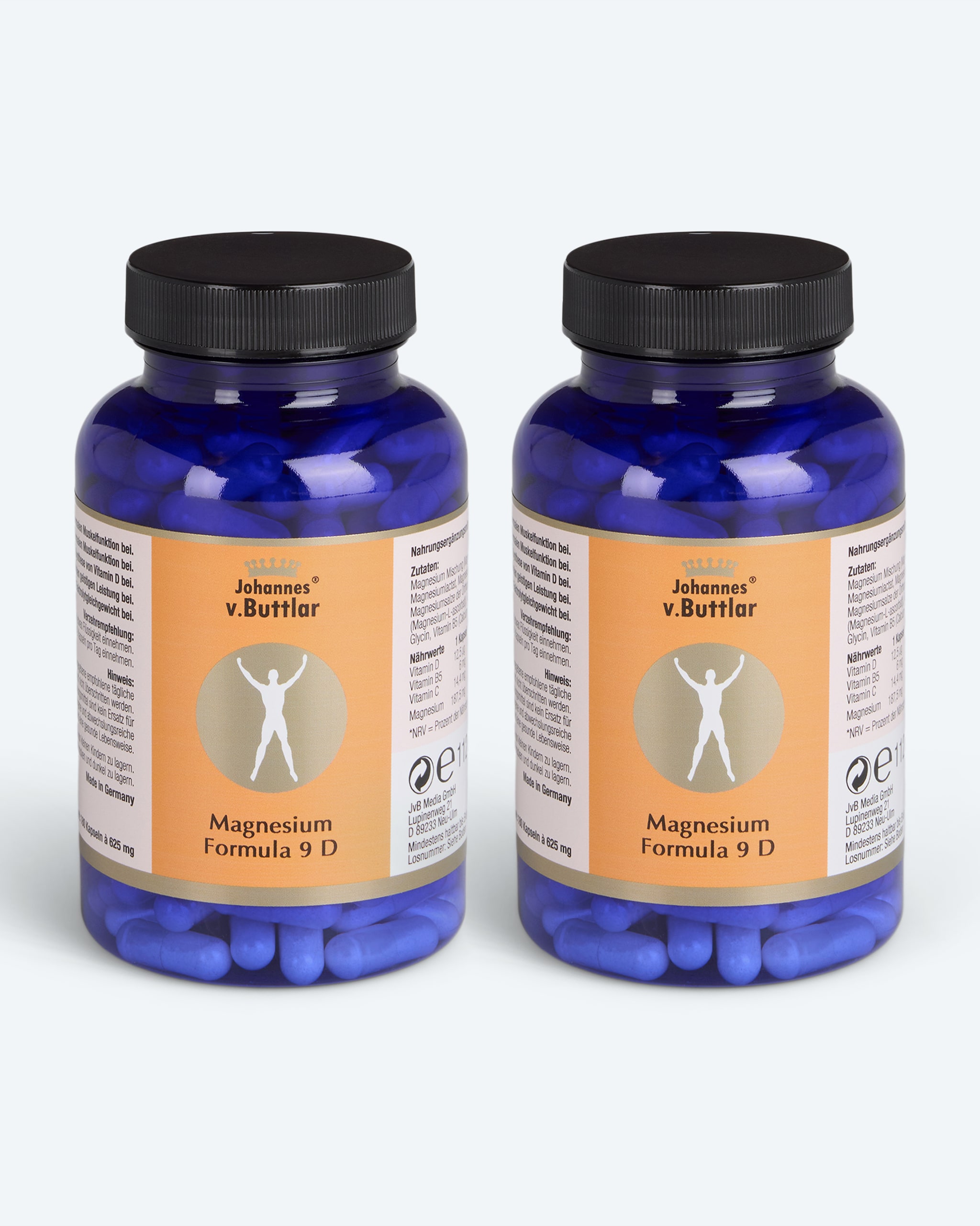 Produktabbildung für Magnesium Formula 9 D, 2x 180 Kps.