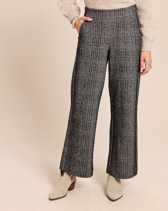 Produktabbildung für Wide Leg Hose mit Rundumdehnbund