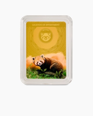 Produktabbildung 2 für Goldbarren Roter Panda 2025