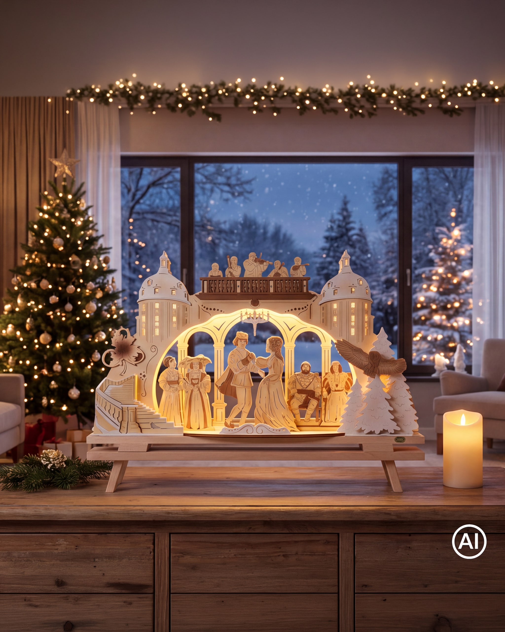 Produktabbildung für Lichterbogen "Aschenbrödel"