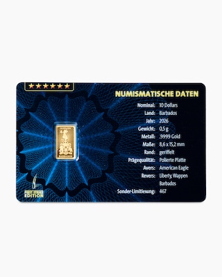 Produktabbildung 2 für Goldmünzbarren First Strike Edition Eagle 2026