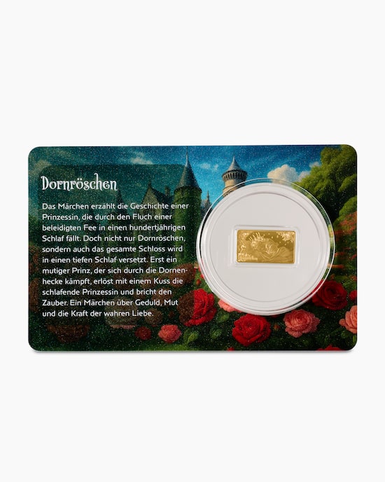 Produktabbildung für Goldbarren Dornröschen 2025