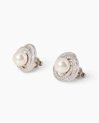 Produktabbildung 3 für Ohrstecker MK-Perle 8,0 mm & Zirkonia