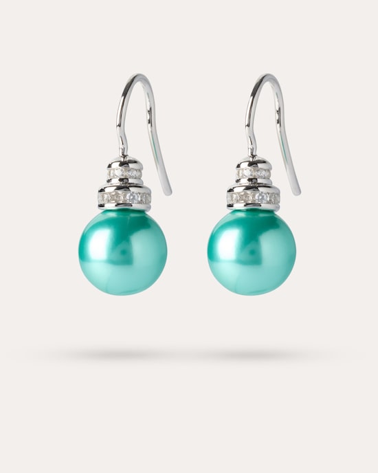 Produktabbildung für Ohrhaken MK-Perlen 10 mm & Zirkonia