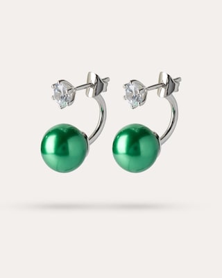 Produktabbildung 2 für Ohrstecker MK-Perle 10 mm & Zirkonia