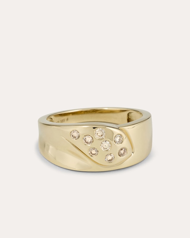Ring mit Brillanten ca. 0,22 ct