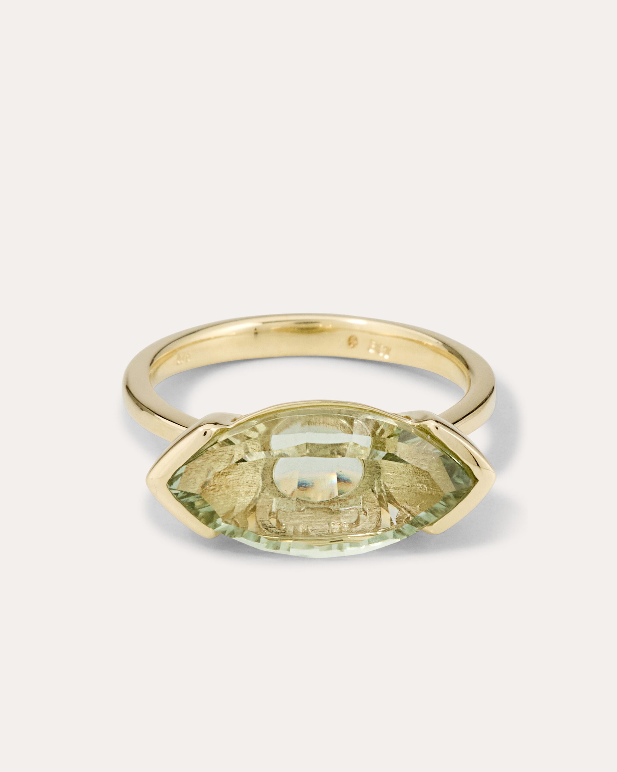 Produktabbildung für Ring mit Prasiolith