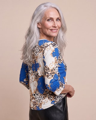 Produktabbildung 2 für Shirt mit Animal-Ornament-Print