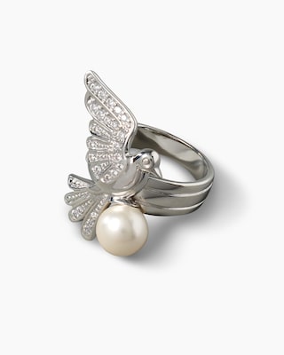 Produktabbildung 3 für Ring mit MK-Perle 8 mm & Zirkonia
