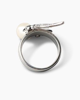 Produktabbildung 4 für Ring mit MK-Perle 8 mm & Zirkonia