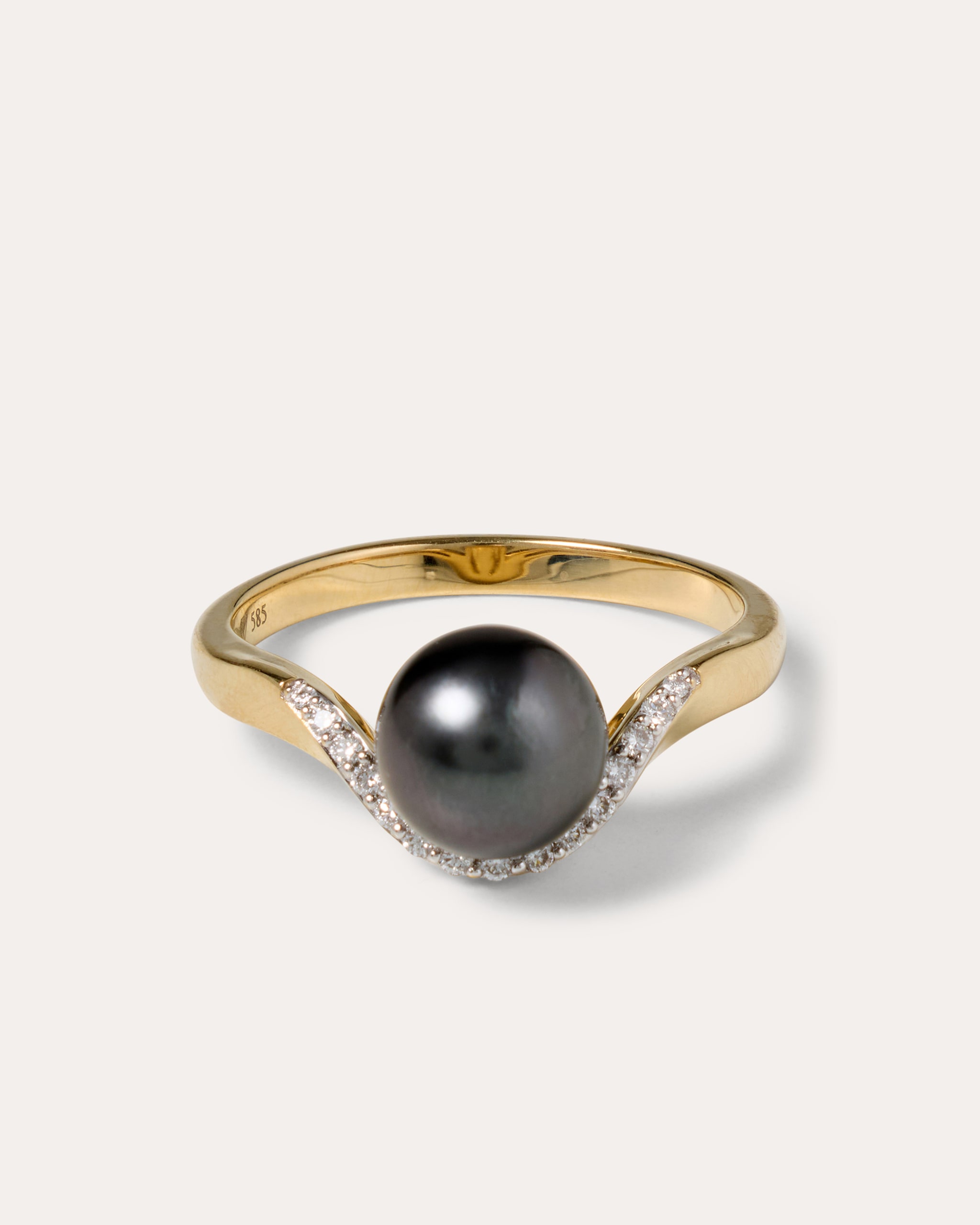 Produktabbildung für Ring mit Tahiti-Perle & Brillanten